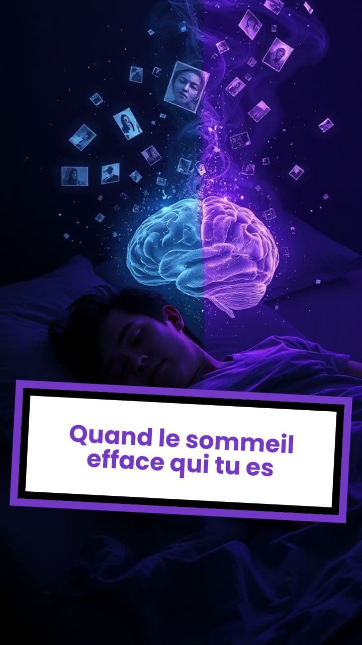 Quand le sommeil efface qui tu es