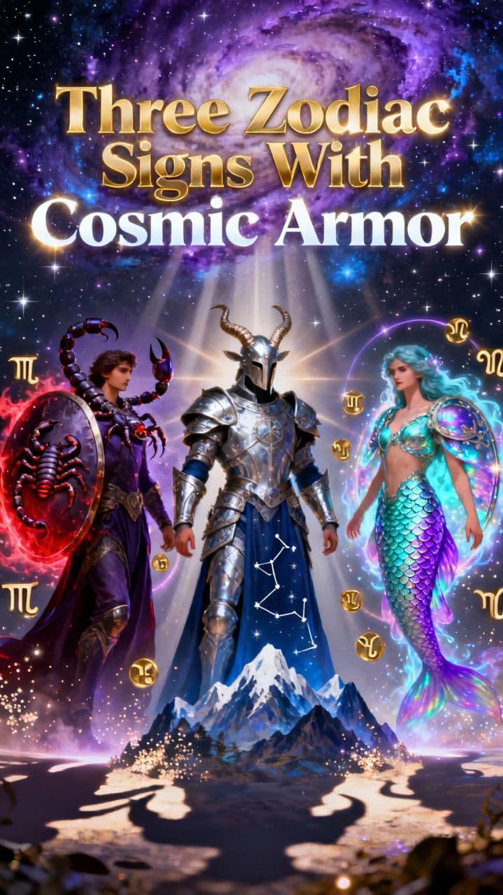 Three Zodiac Signs With Cosmic Armor