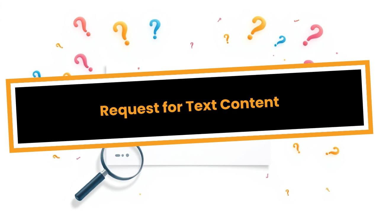 Request for Text Content