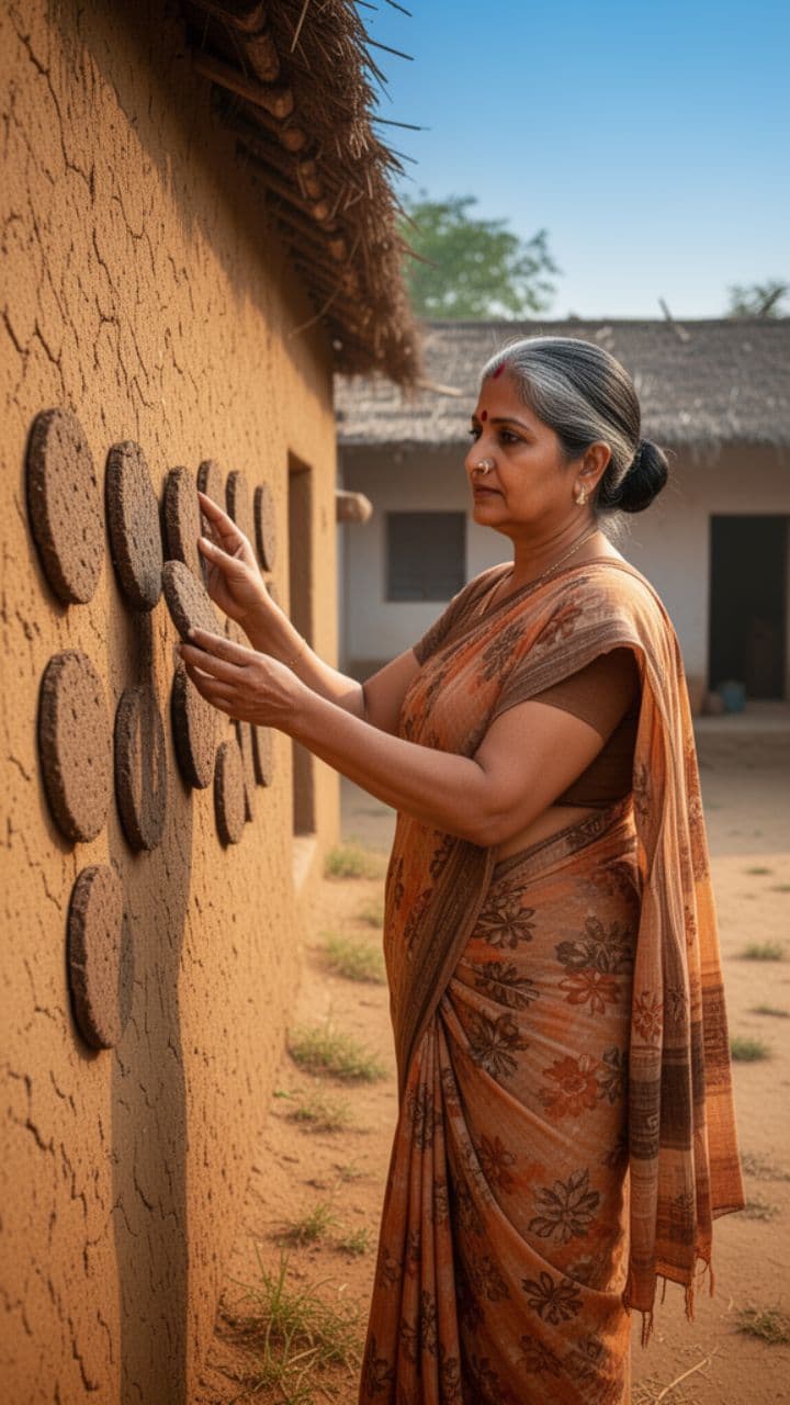 Cow Dung Cakes in American Stores