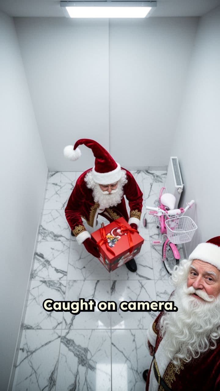 Santa Caught on Camera