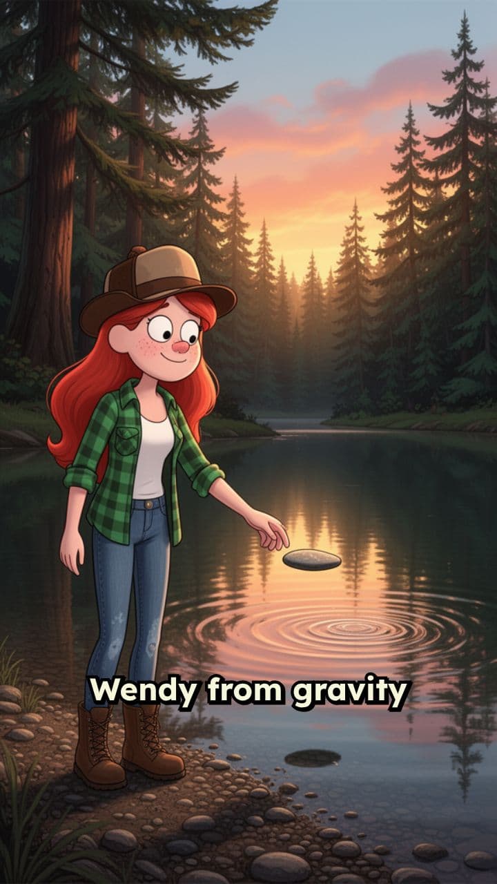 Wendy Goes Swimming Naked