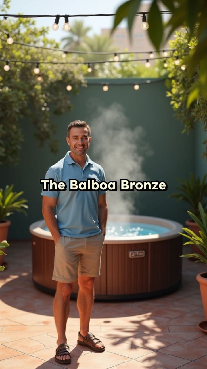 Compact Luxury: Balboa Bronze Hot Tub