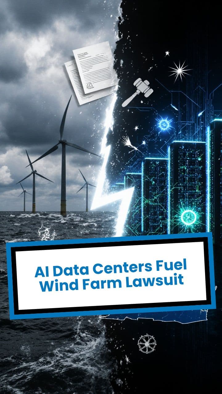 AI Data Centers Fuel Wind Farm Lawsuit