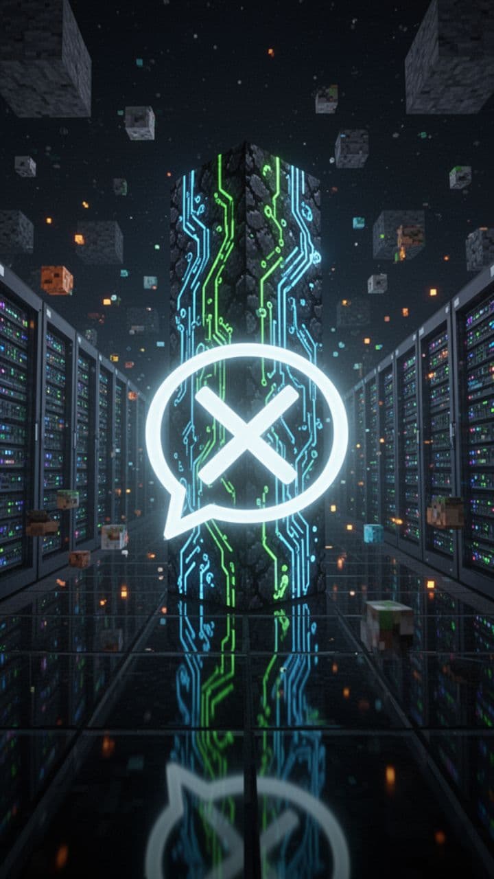 Habla mucho, juega fatal en Minecraft