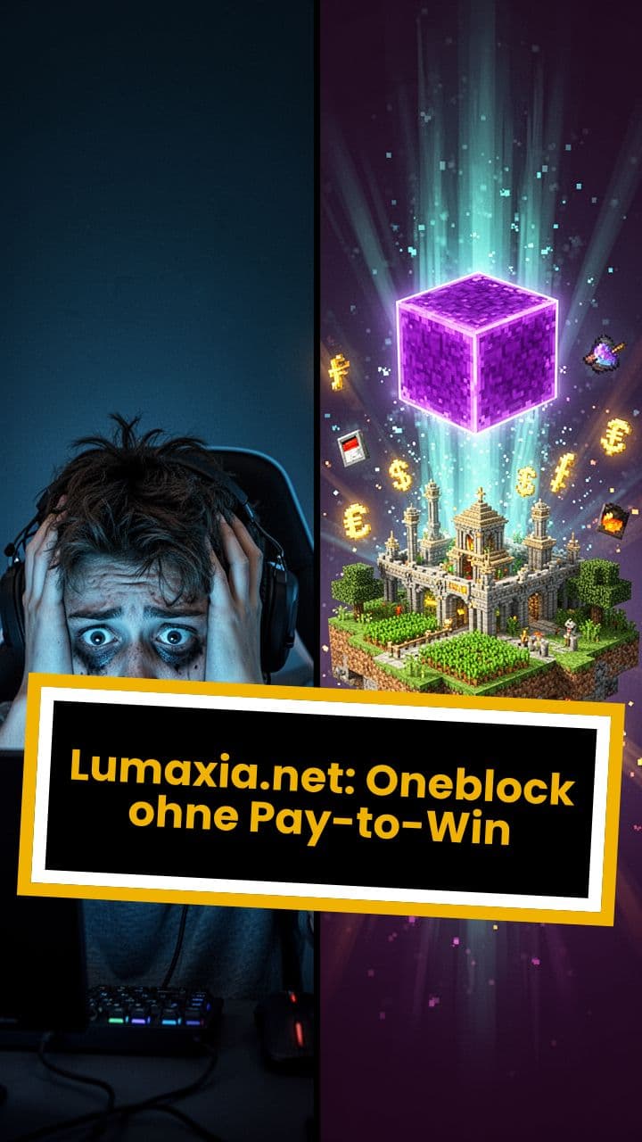 Lumaxia.net: Oneblock ohne Pay-to-Win