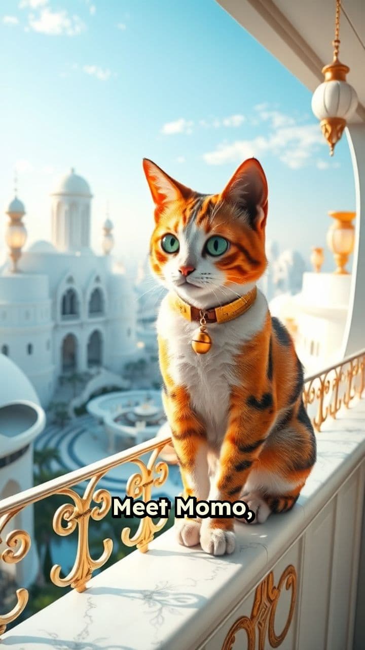 Momo's Magical Day in the White Village