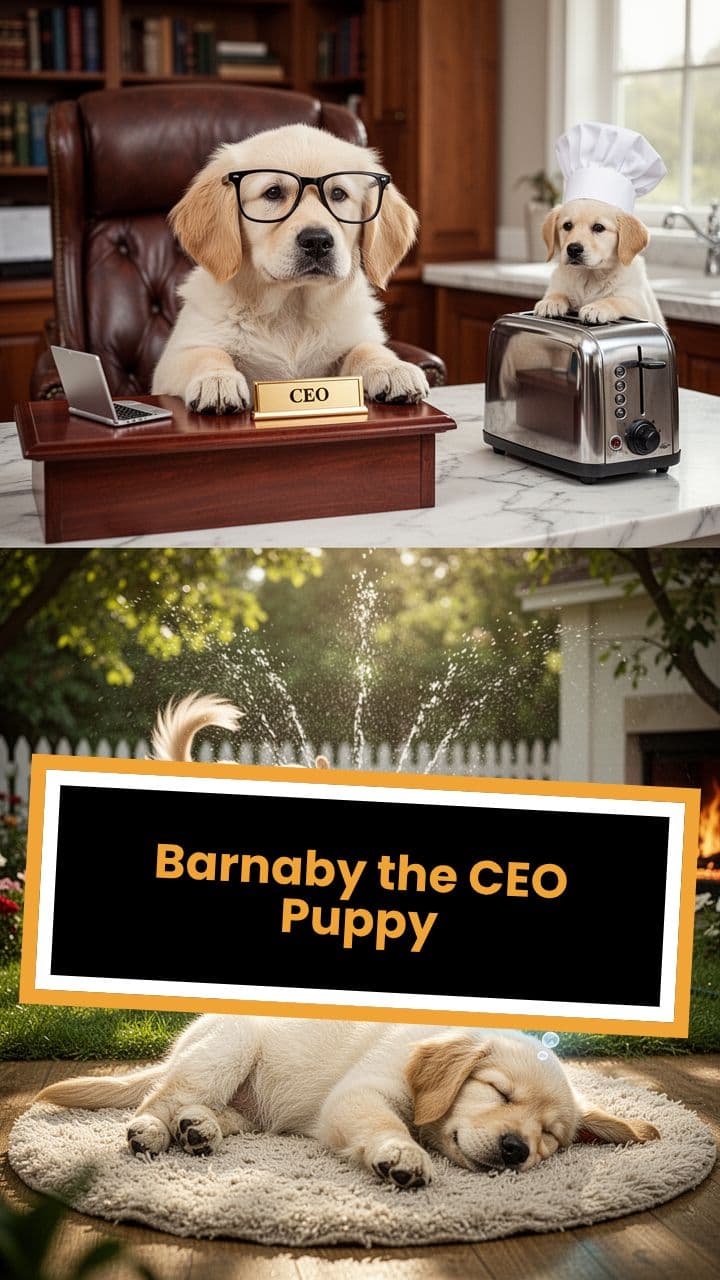 Barnaby the CEO Puppy