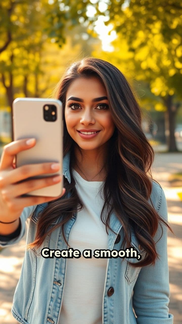 Handheld Selfie Walk Reveal