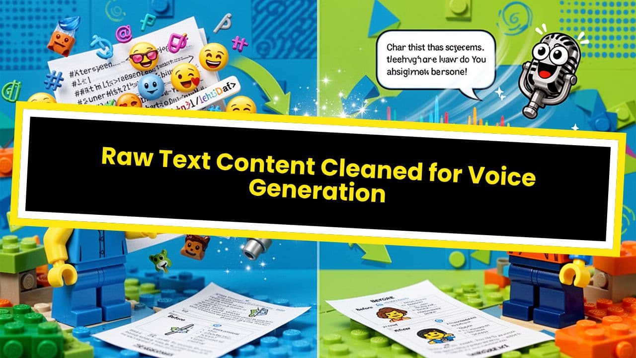 Raw Text Content Cleaned for Voice Generation