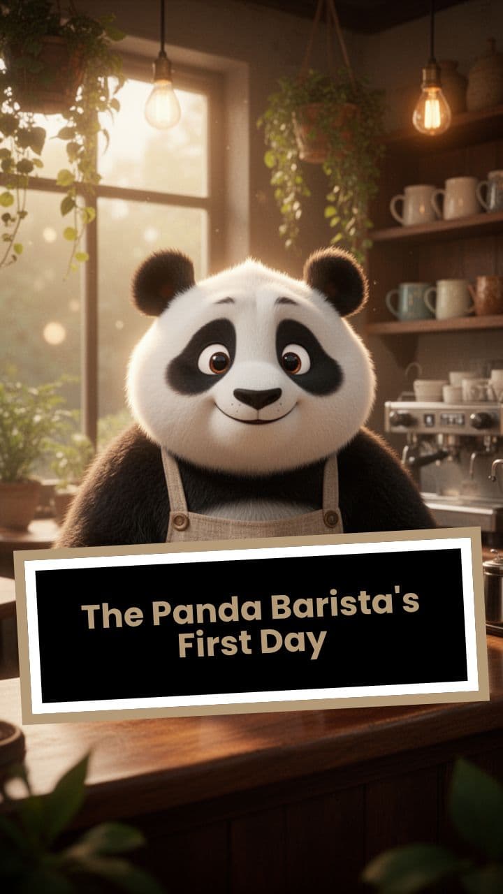 The Panda Barista's First Day