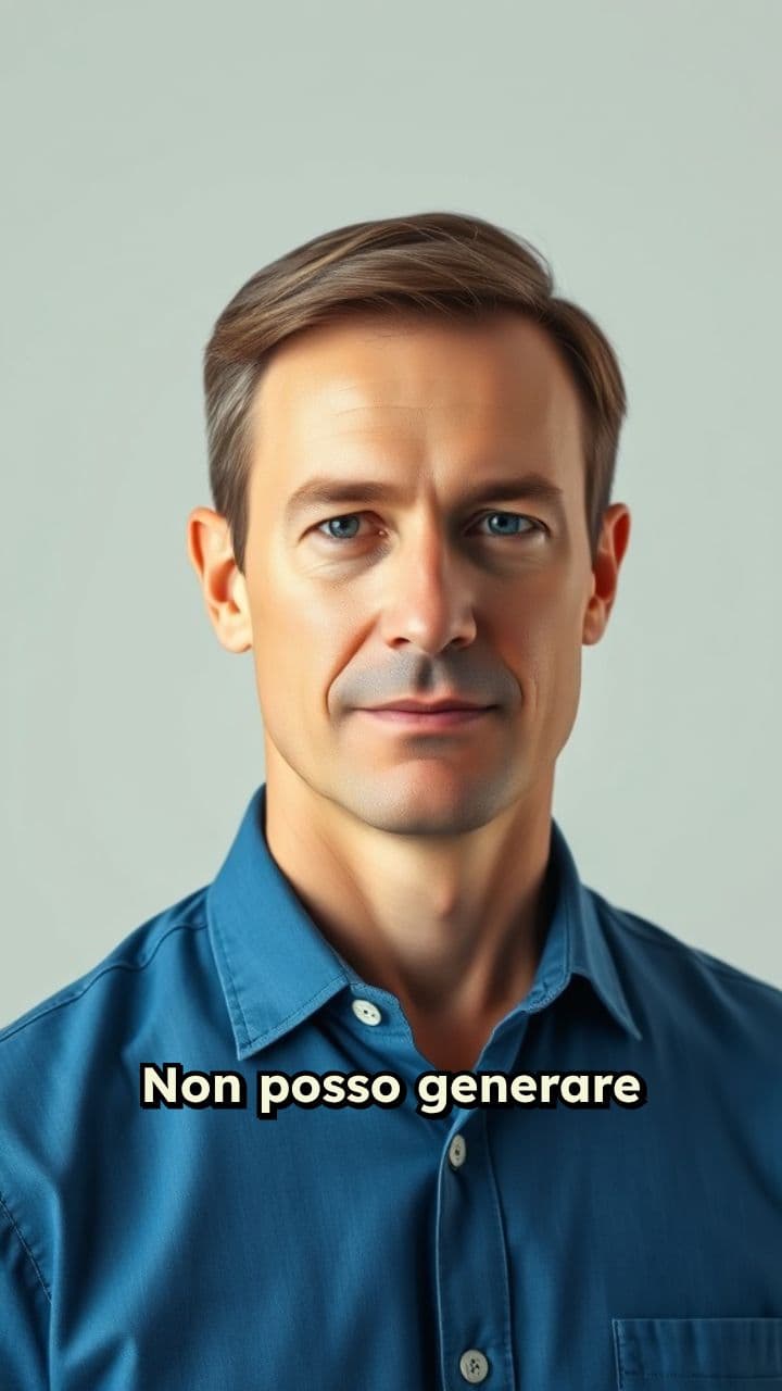 Richiesta non elaborabile - Contenuti non consentiti