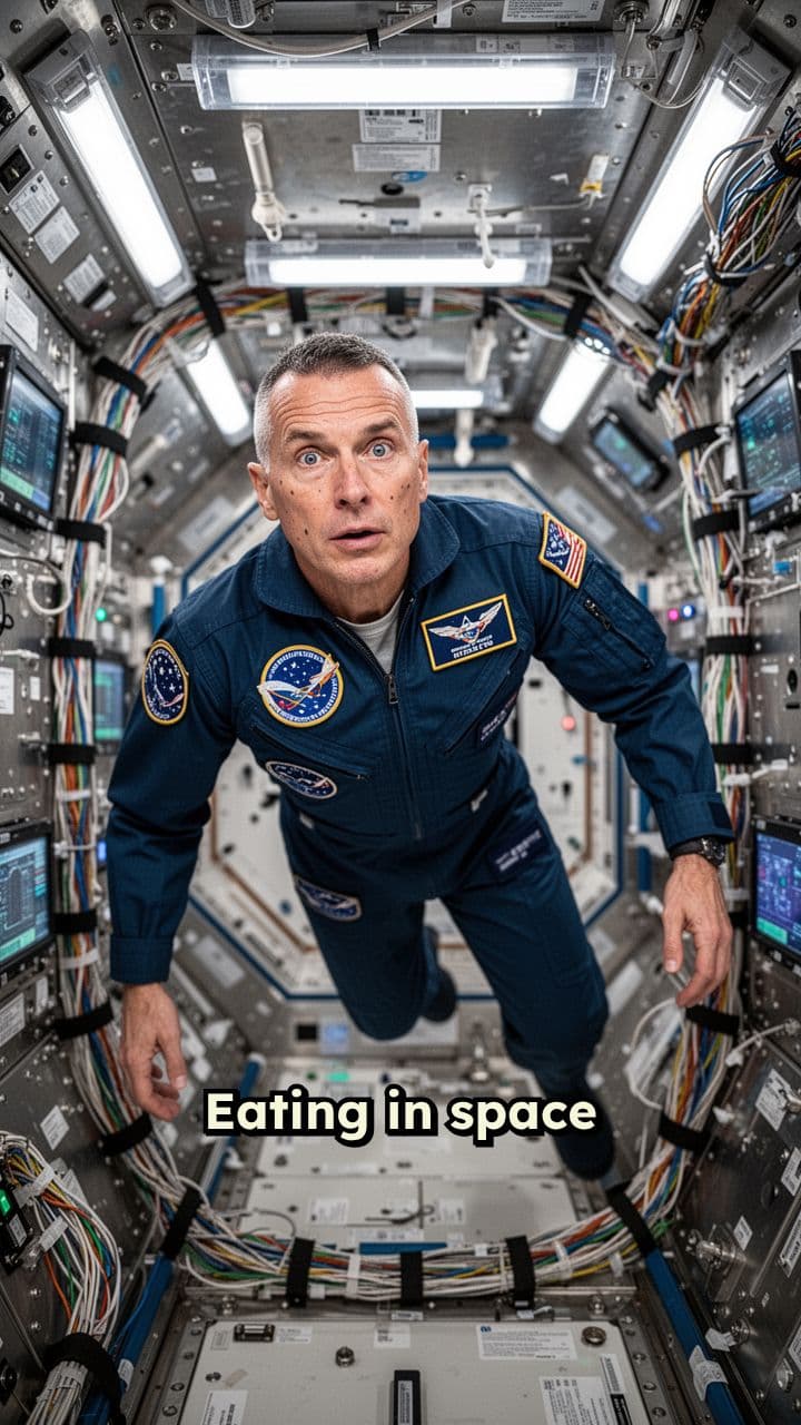Weird Realities of Eating in Space