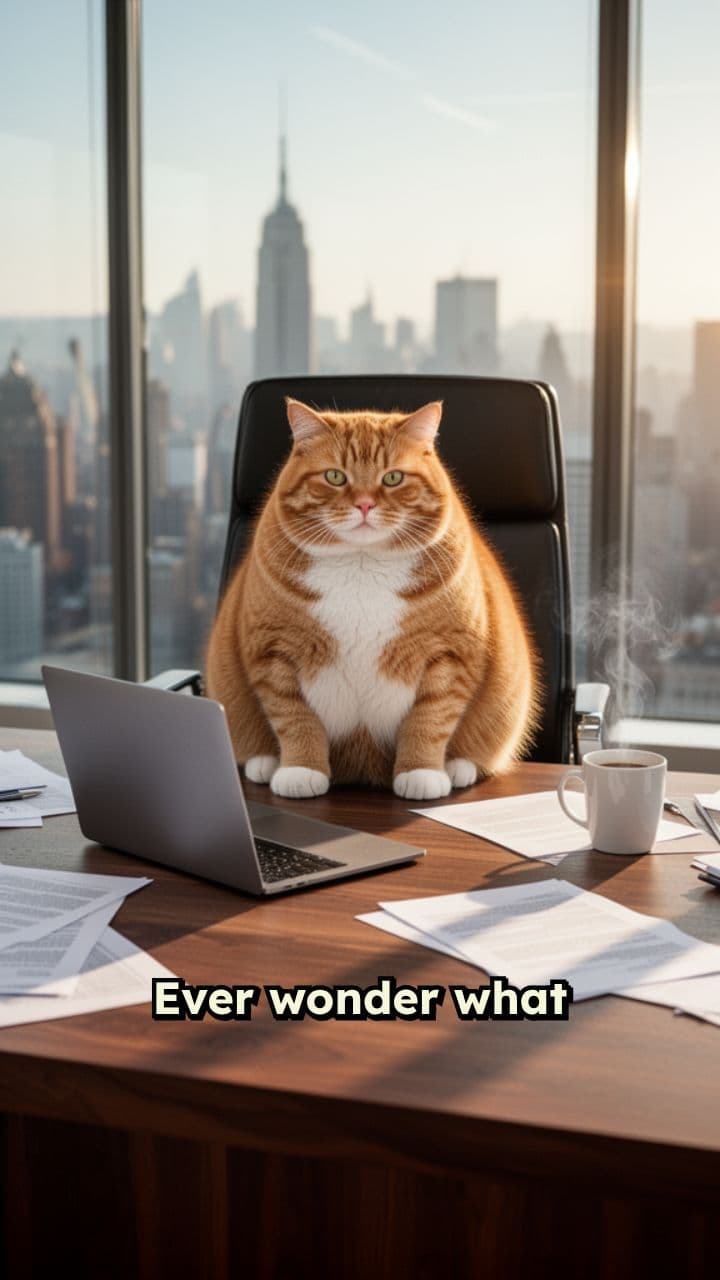 When Your Cat Works a 9–5 Job