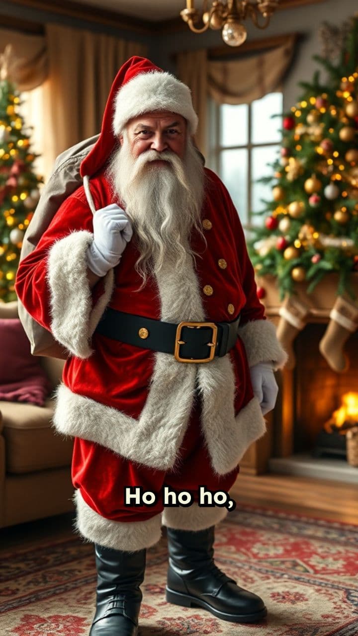Santa's Stern Warning