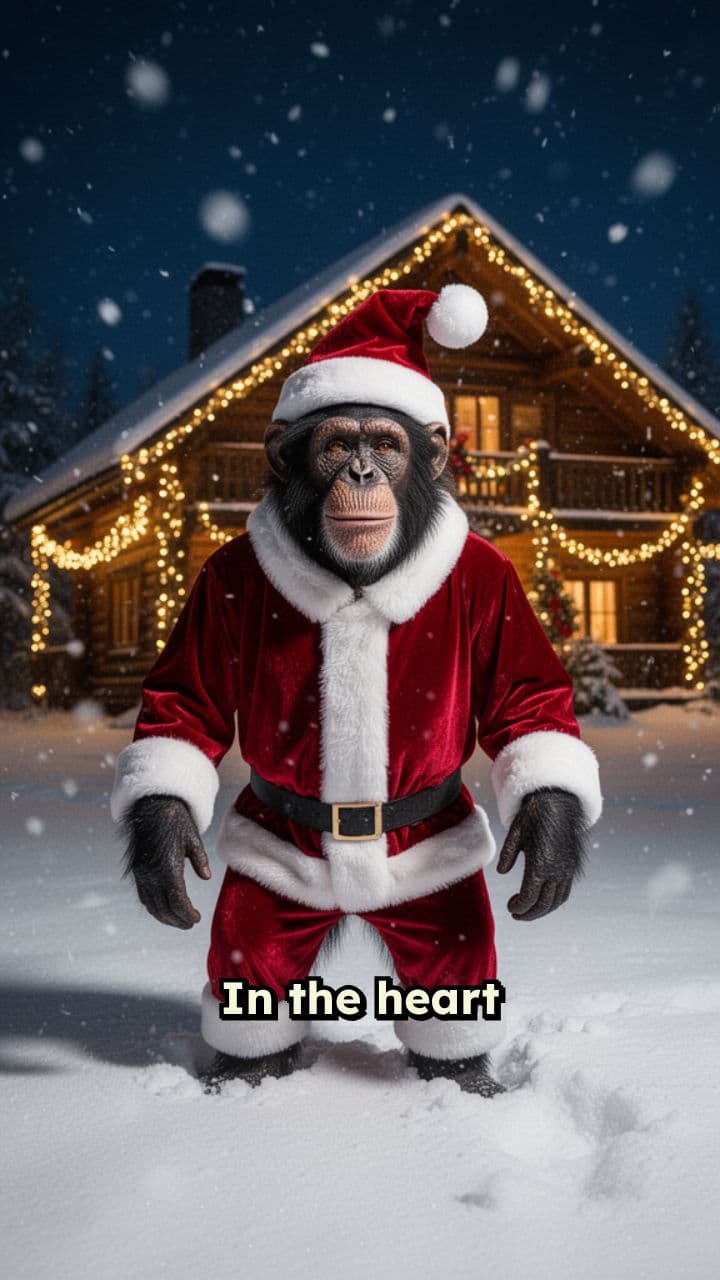 A Christmas Monkey’s Silent Night