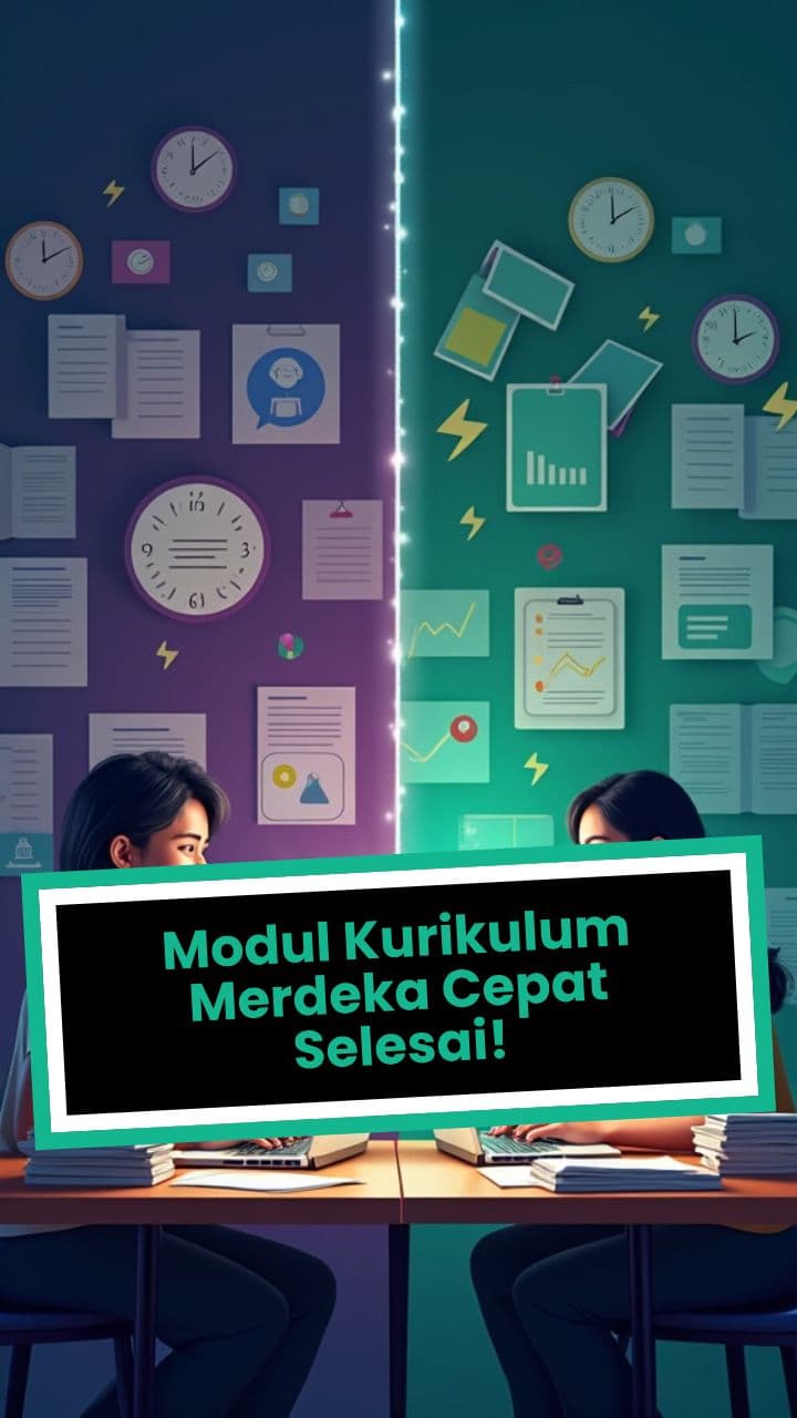 Modul Kurikulum Merdeka Cepat Selesai!