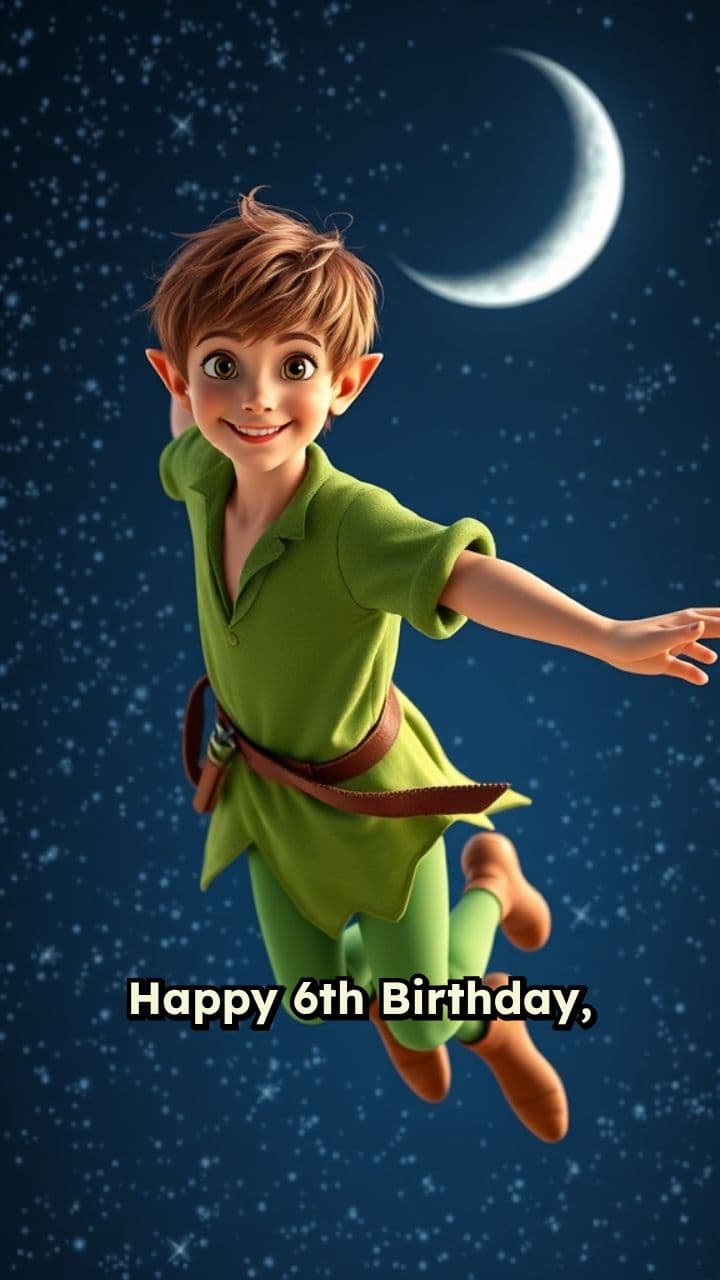 Peter Pan's Birthday Wish for Lou