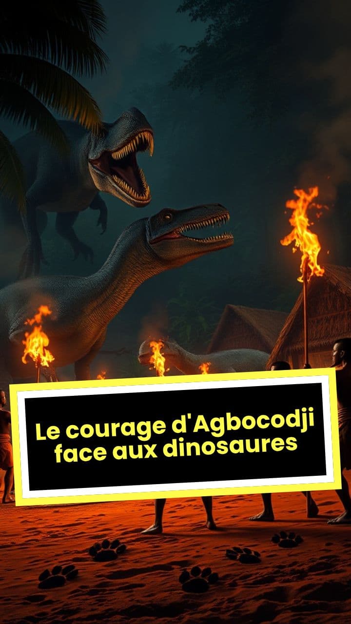 Le courage d'Agbocodji face aux dinosaures