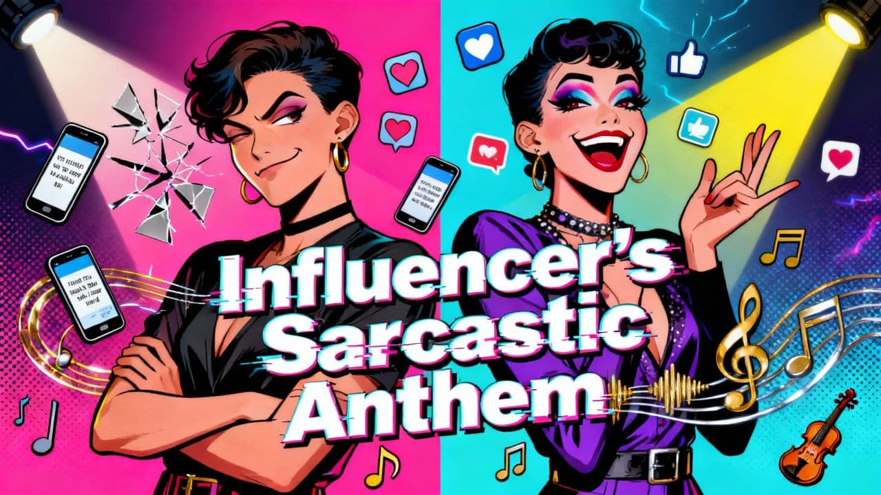 Influencer's Sarcastic Anthem