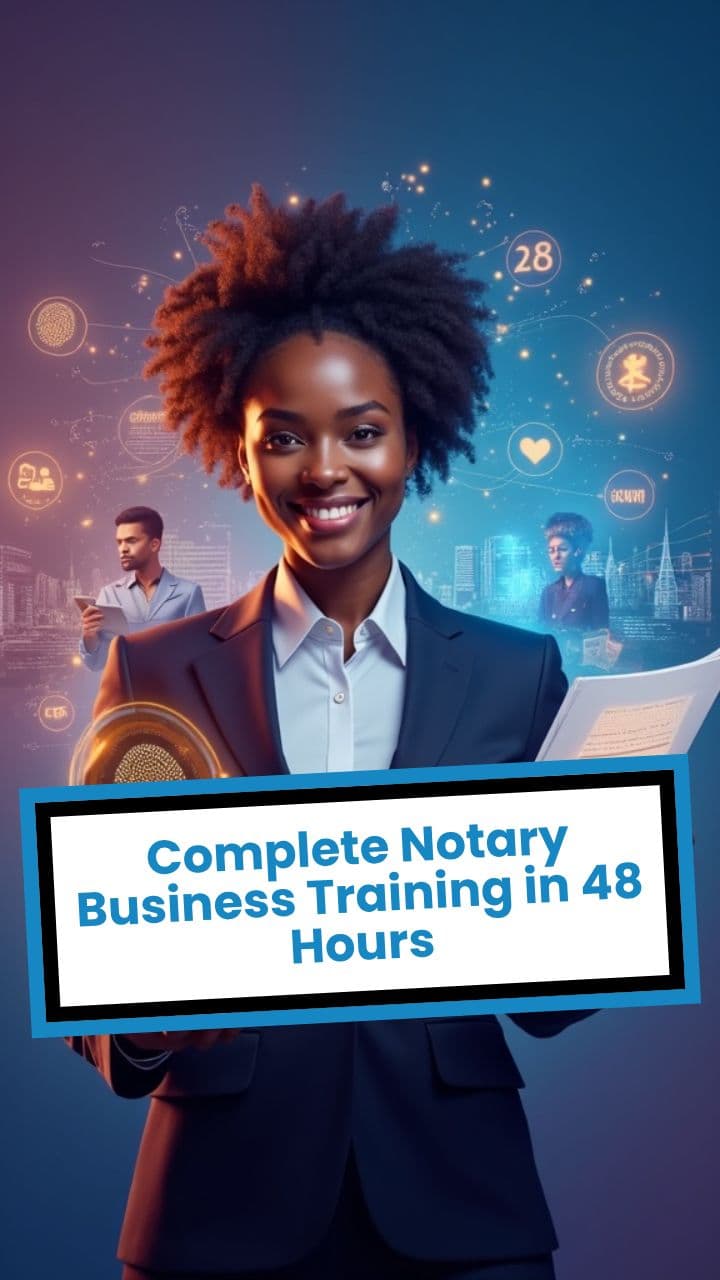 Complete Notary Business Training in 48 Hours