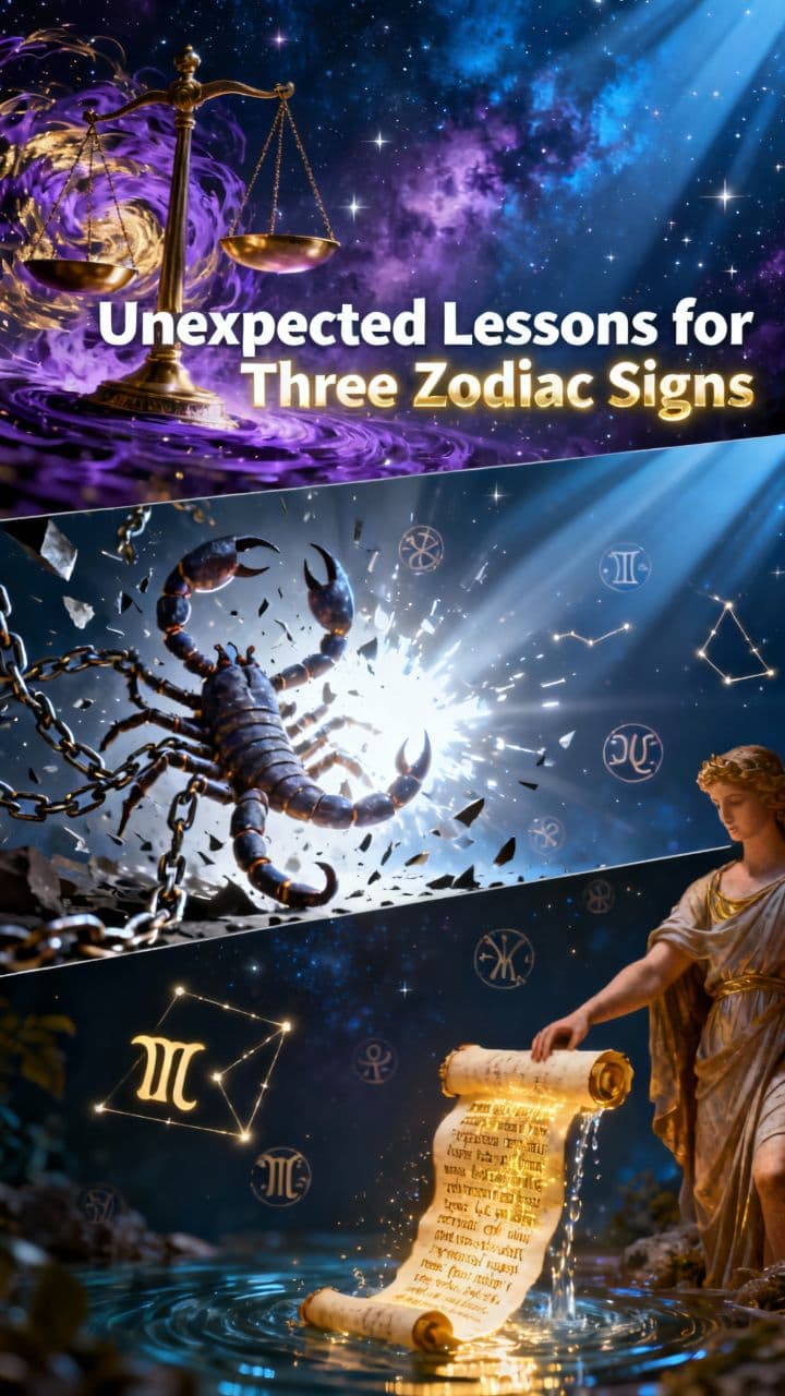 Unexpected Lessons for Three Zodiac Signs