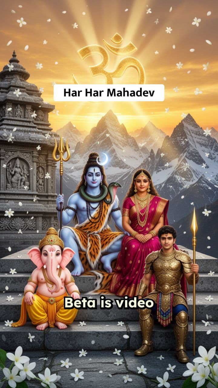 Divine Blessing of the Shiva Family