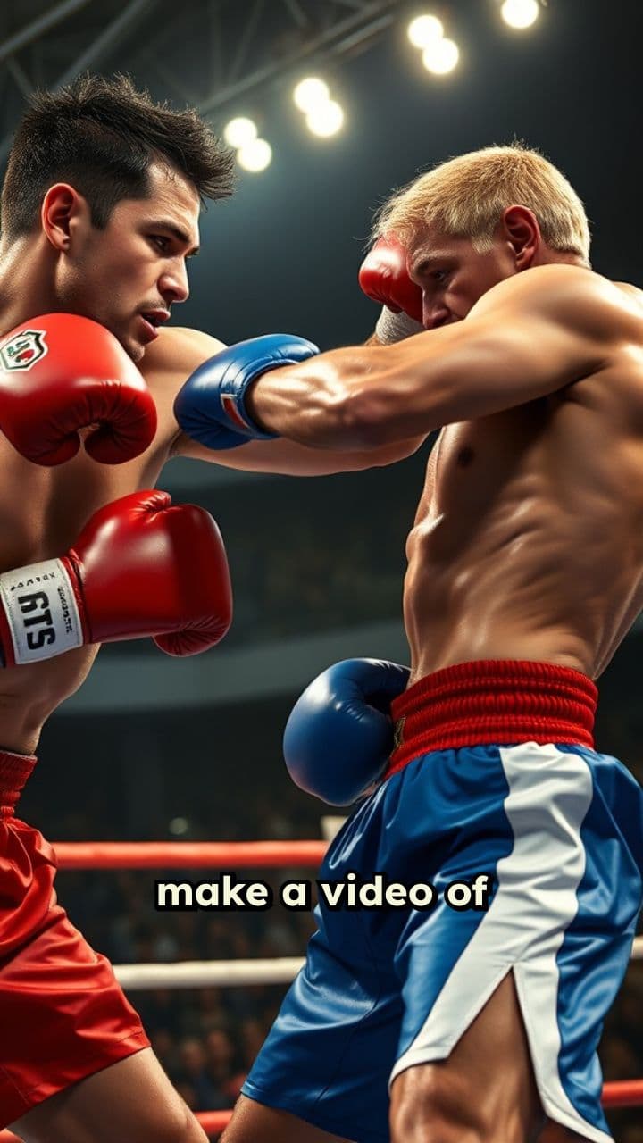Epic Knockout in Boxing Match