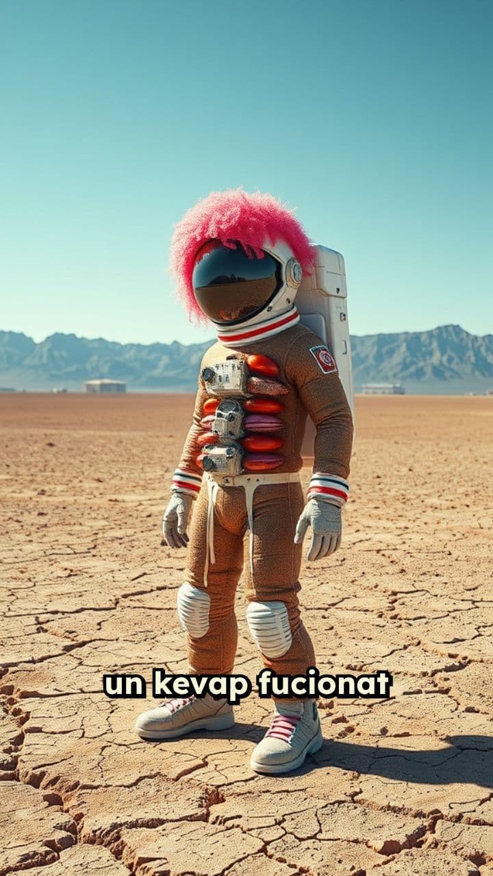 Astronauta amb peluca a l'Àrea 51