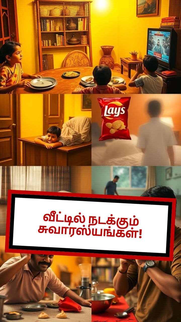 வீட்டில் நடக்கும் சுவாரஸ்யங்கள்!