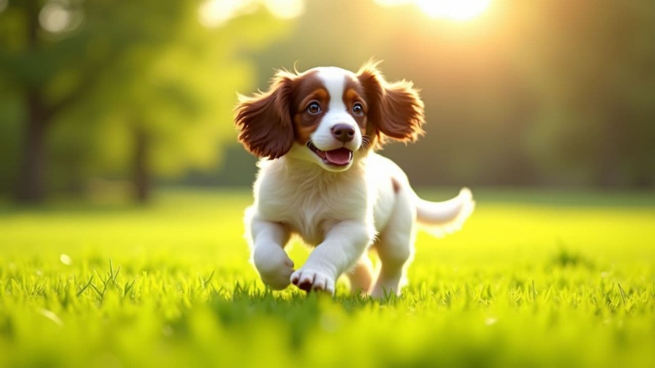 A Playful Springer Puppy's Afternoon