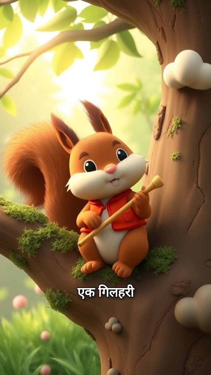 गिलहरी की मेहनत का संगीत