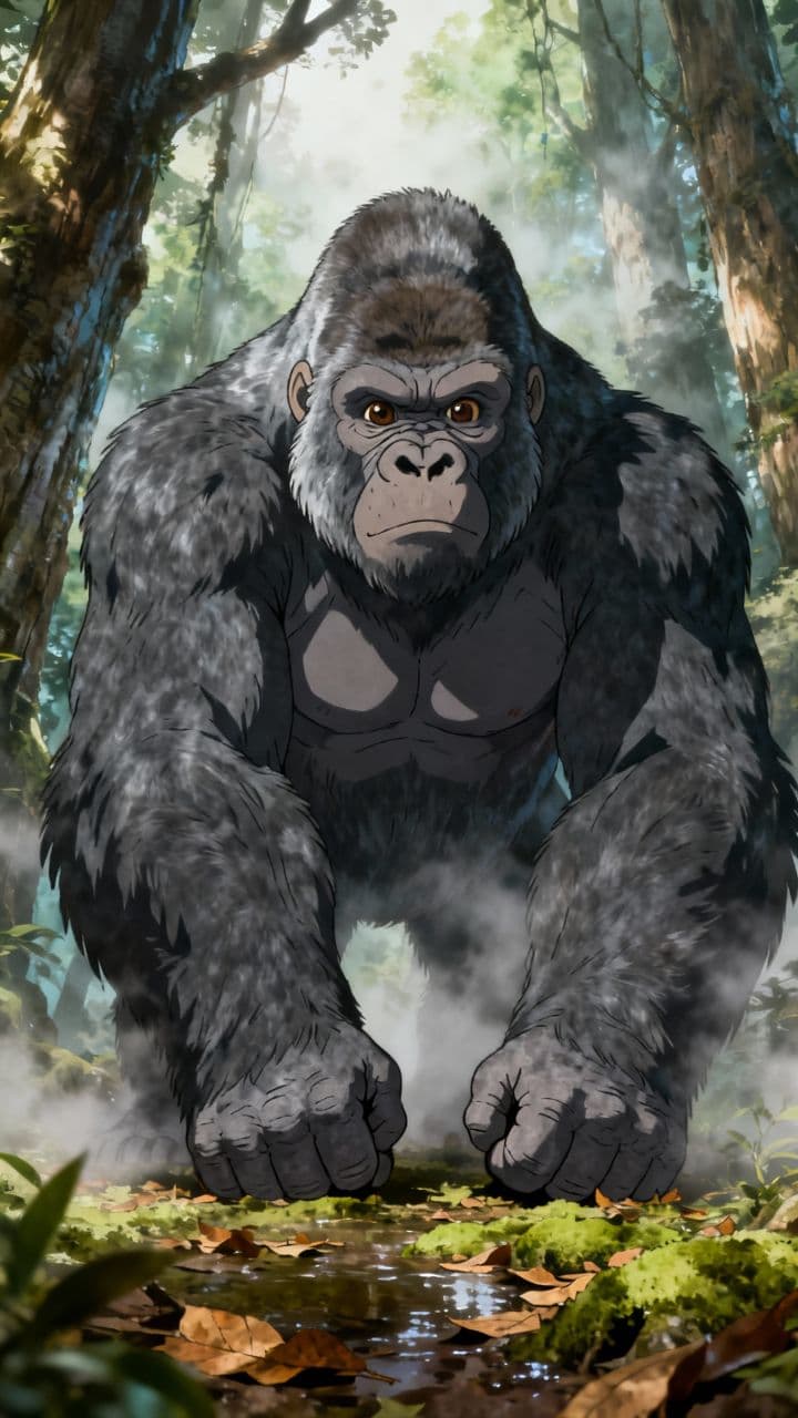 Gorilla vs. Cat Warriors: Epic Showdown