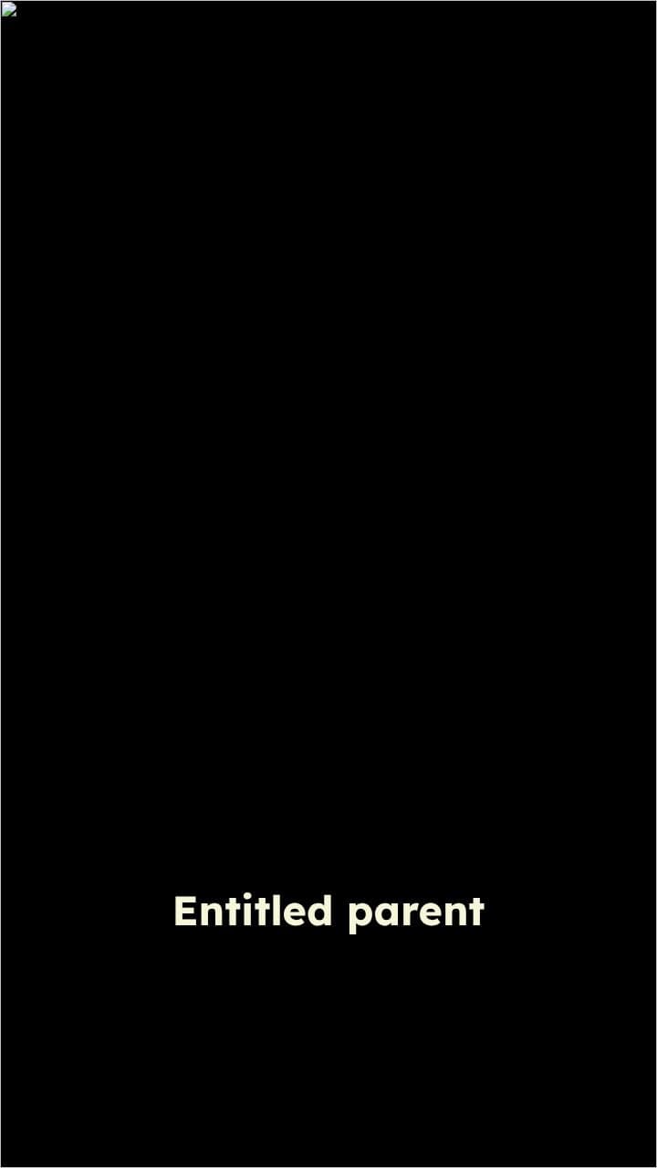 Entitled Parent Demands Family Invitation