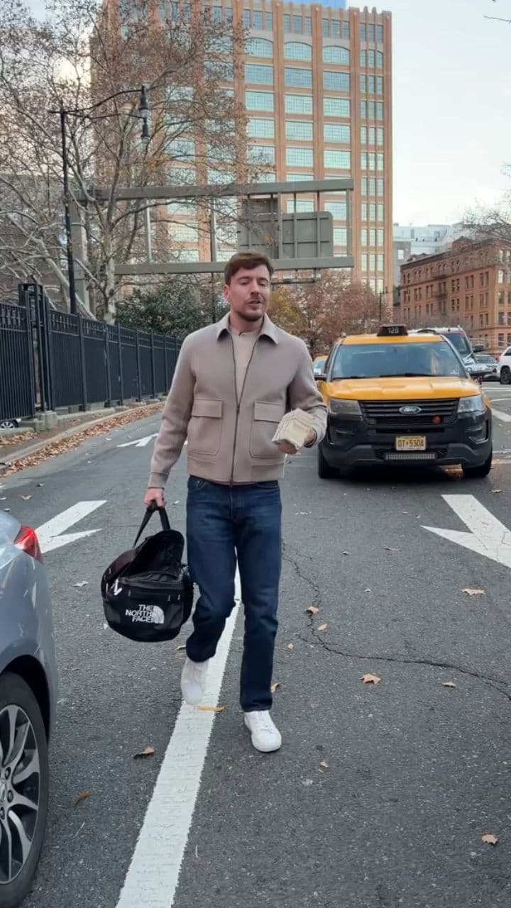 Giving Away Money in Traffic