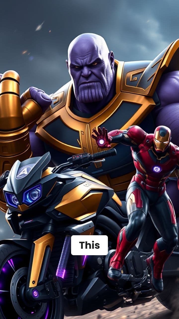 Thanos vs. Avengers: Epic AI Action Scene