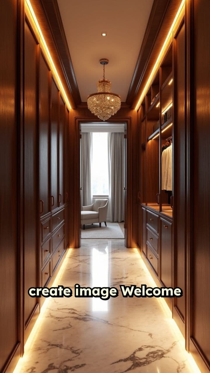 Luxury Living Walk-In Wardrobe