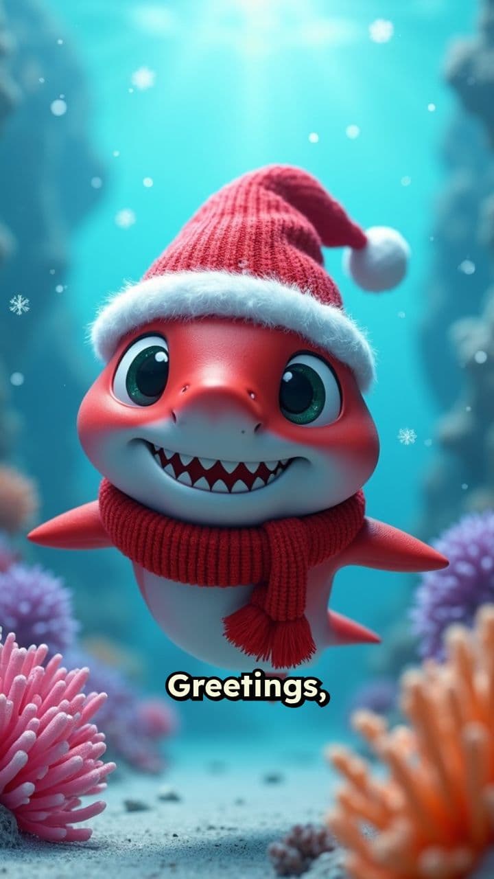 Christmas Tralalaro: The Festive Shark