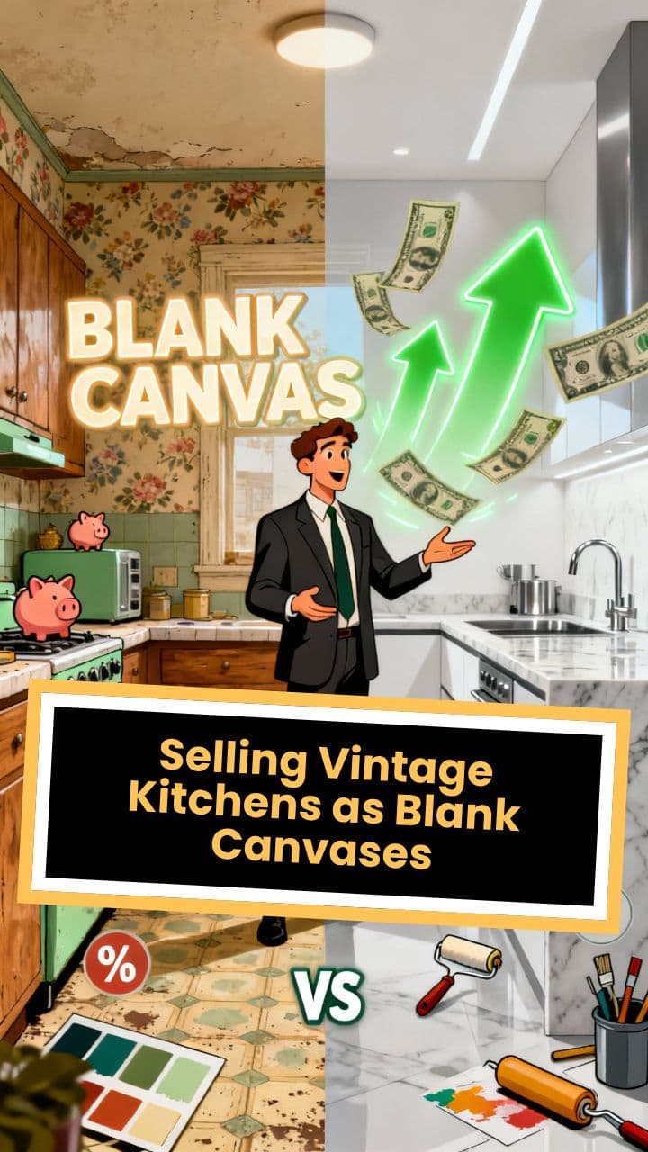 Selling Vintage Kitchens as Blank Canvases