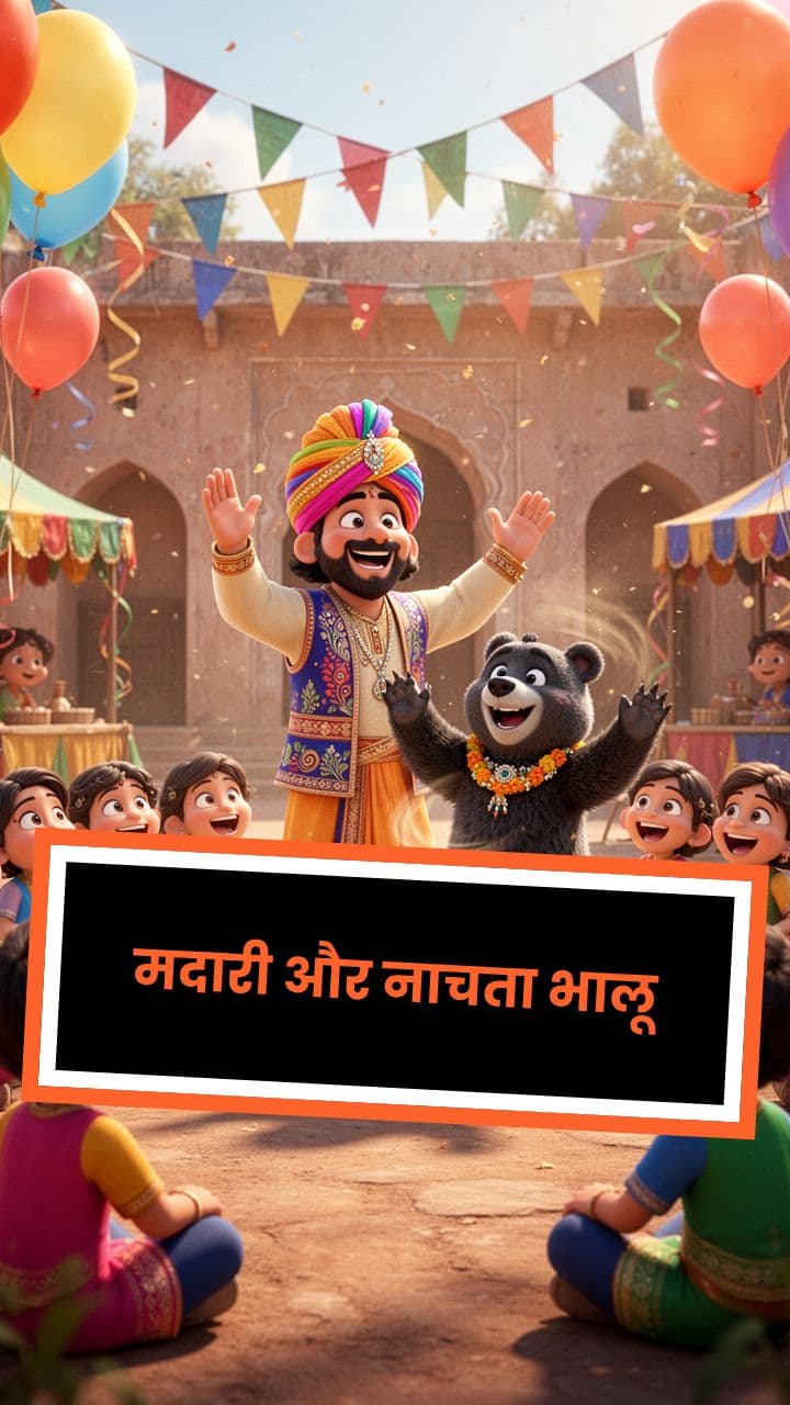 मदारी और नाचता भालू