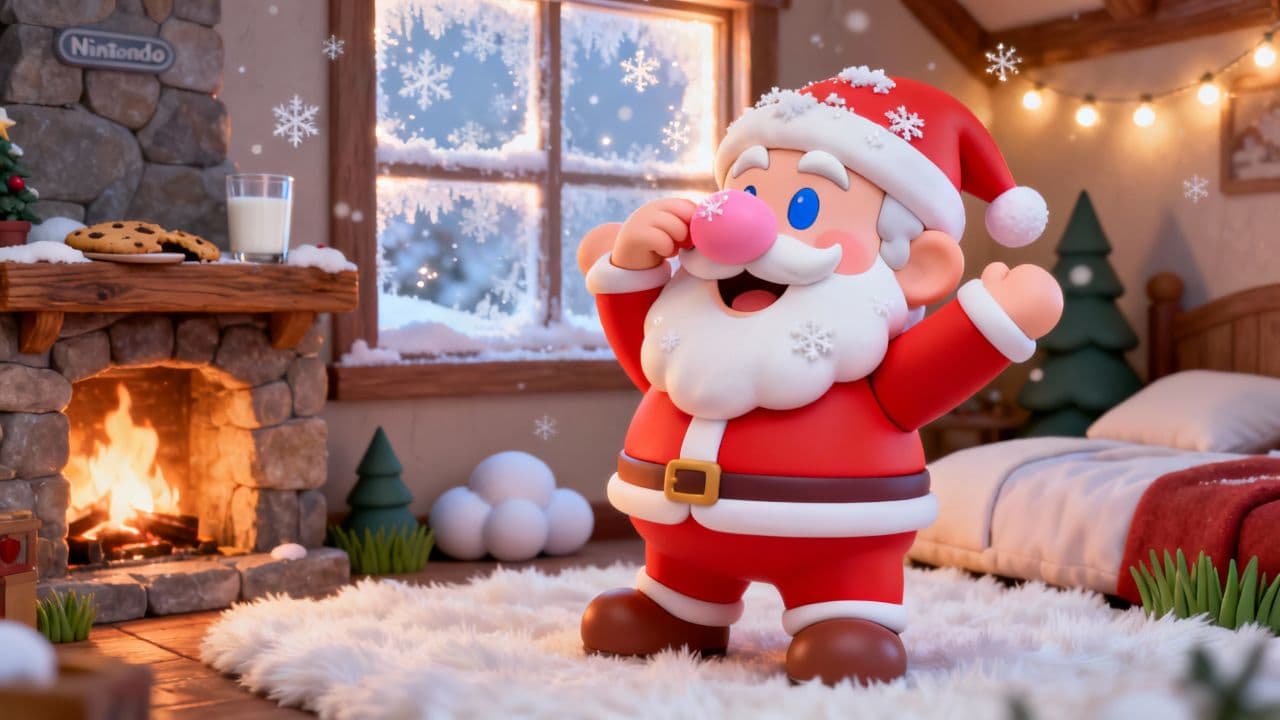 Silly Santa's Snowy Day