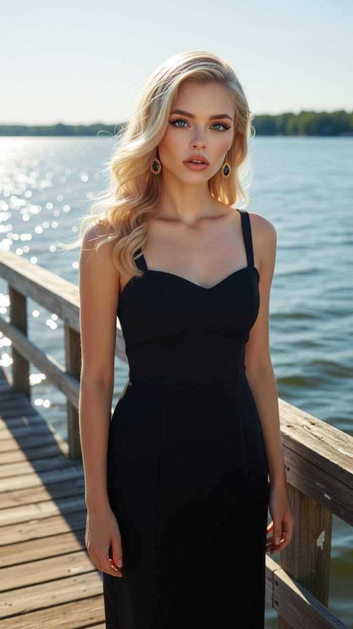 Her Lucky Day at Lake Lansing