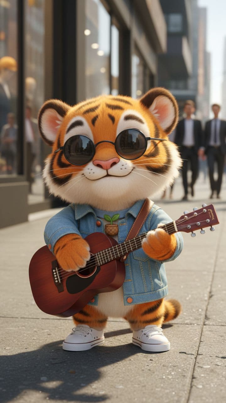 Tiger Cub Busker