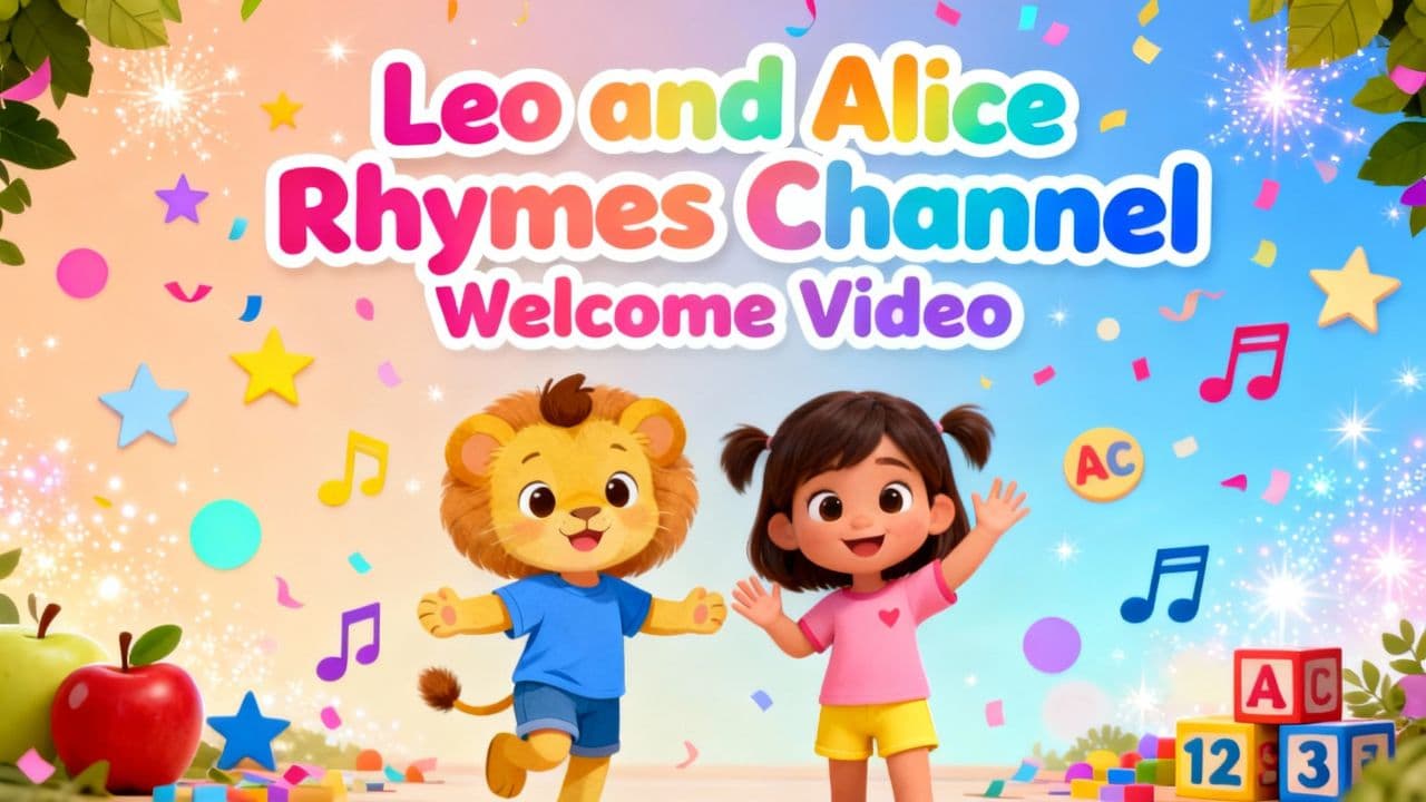 Leo and Alice Rhymes Channel Welcome Video