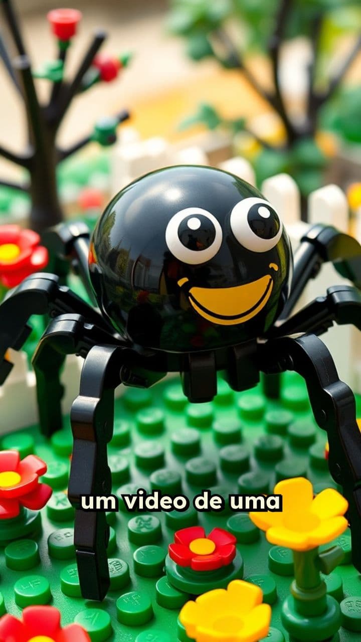 Aranha Feliz Dançando com Música Infantil