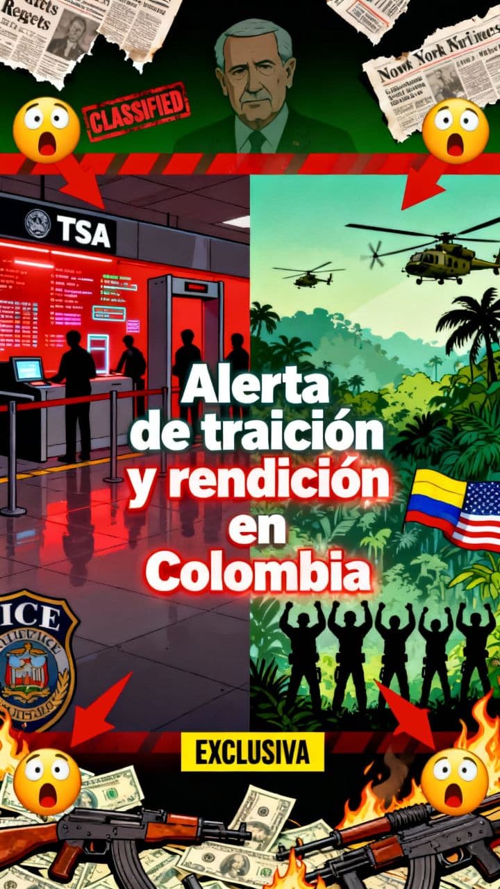 Alerta de traición y rendición en Colombia