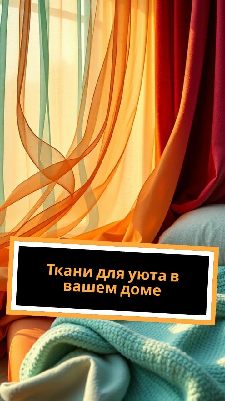 Ткани для уюта в вашем доме