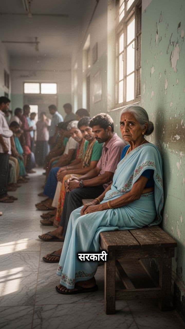 अस्पताल की बेंच पर इंसानियत