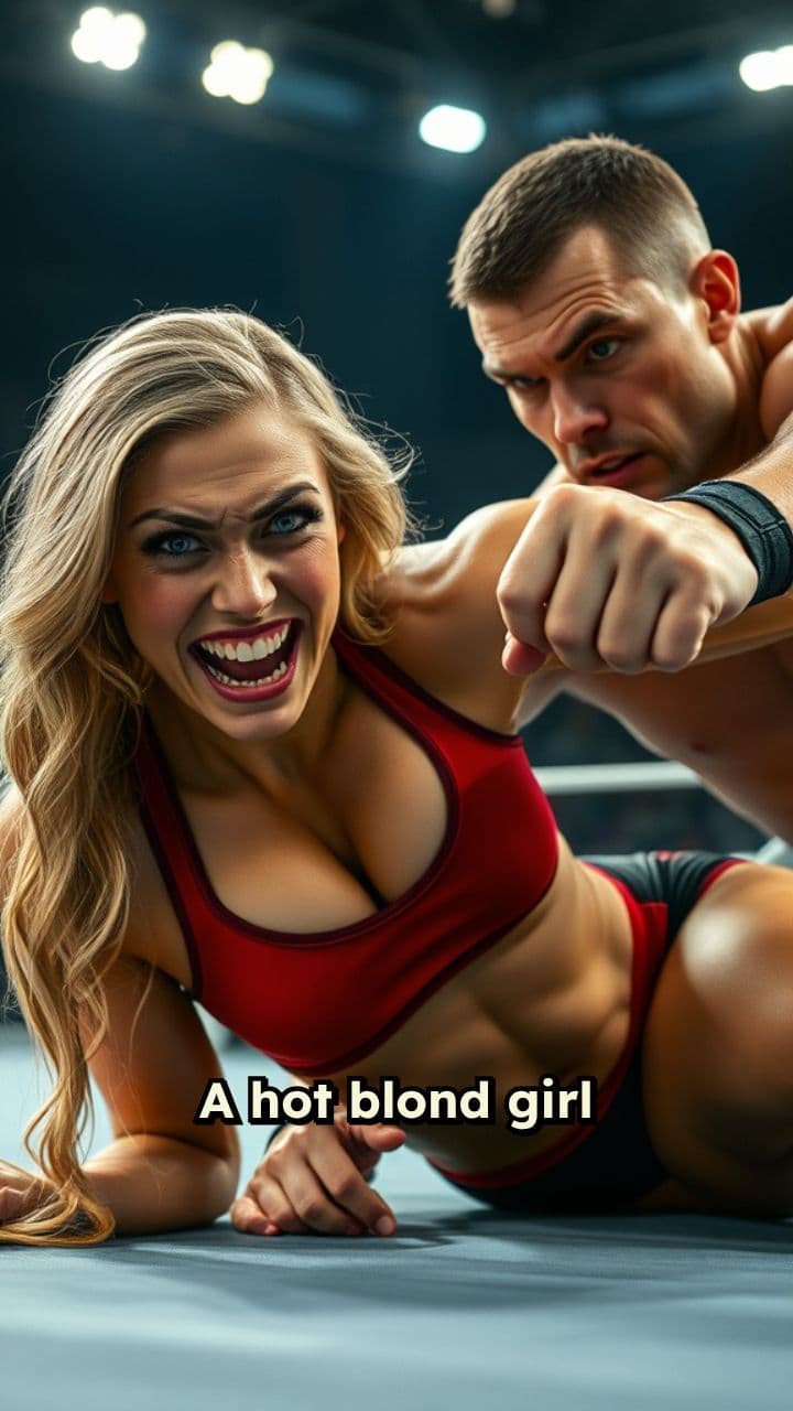 Unfair Wrestling Match Ends in Suffering