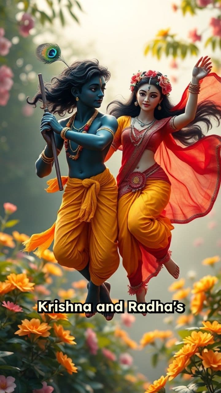 Mystical Dance of Krishna and Radha